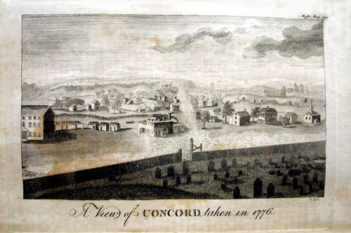 A View of Concord, taken in 1776