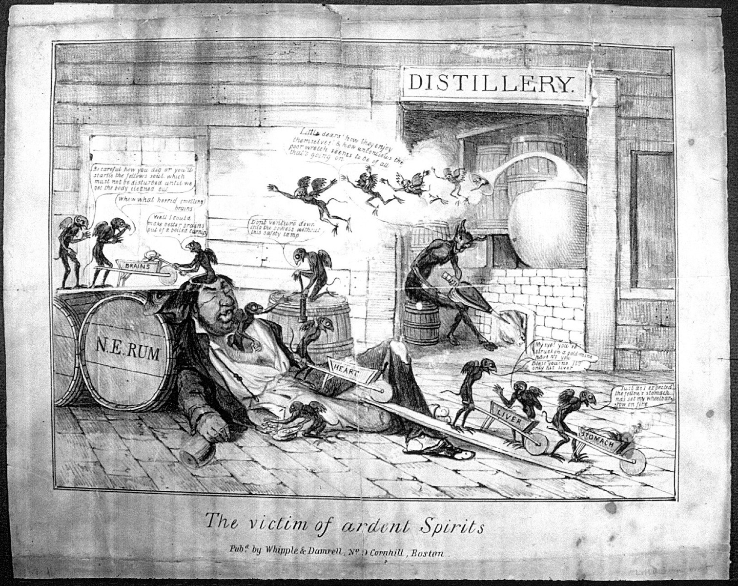 The Victim of Ardent Spirits
(ca. 1837-1841)